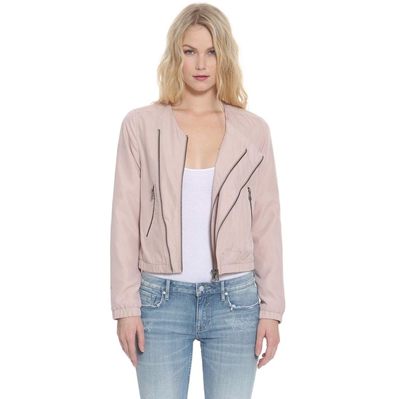 Jackets & Blazers - 💥 CLEARANCE Blush Double Zipper Bomber Jacket